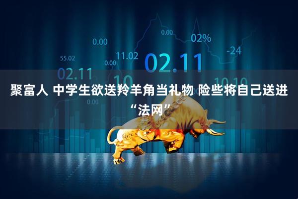 聚富人 中学生欲送羚羊角当礼物 险些将自己送进“法网”
